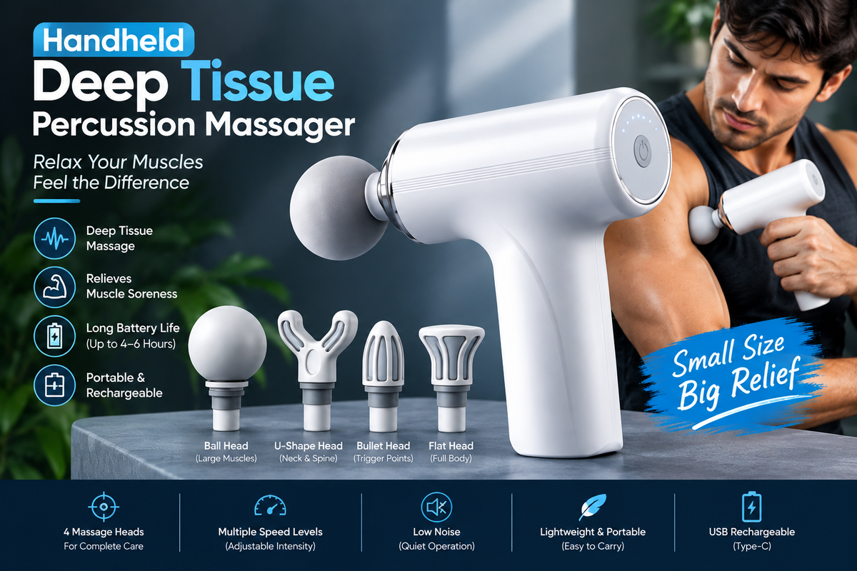 Deep Tissue Percussion Massage Gun