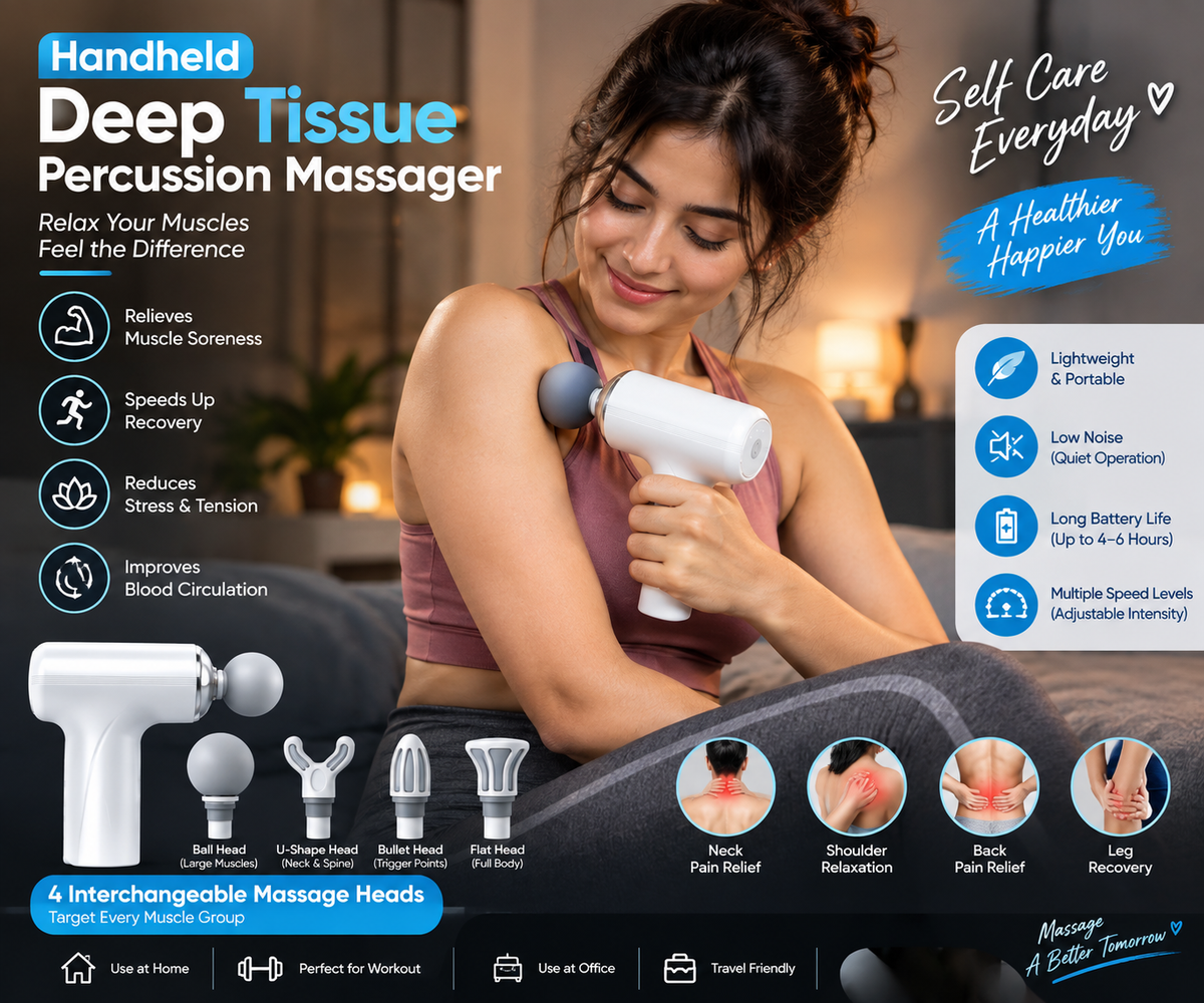 Deep Tissue Percussion Massage Gun